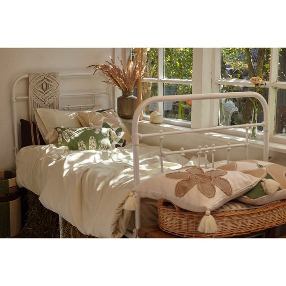 Подушка декоративная с рисунком Flowers и кисточками из коллекции Ethnic, 30х45 см, Tkano, изображение 7