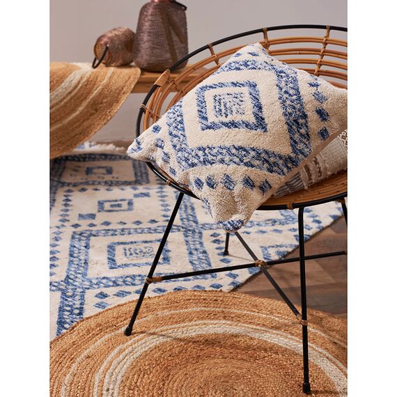 Чехол на подушку из хлопка Nagpur из коллекции Ethnic, 45x45 см, Tkano, изображение 4