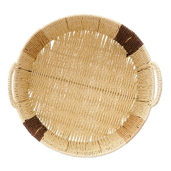 Корзина плетеная круглая Bodhran Chocolate из коллекции Ethnic, размер M, Tkano, изображение 6