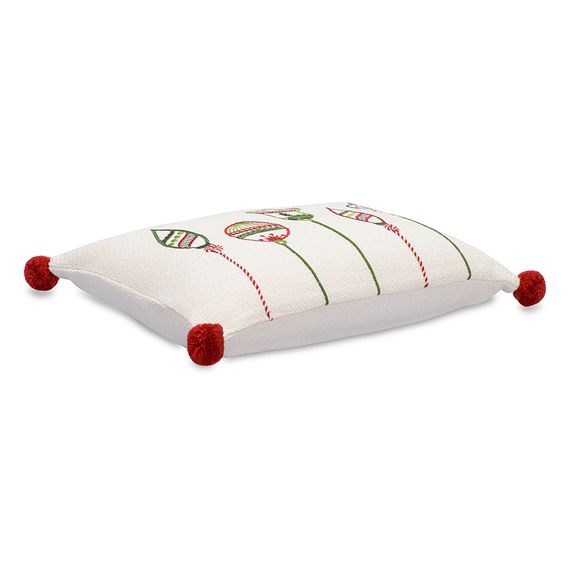 Подушка декоративная с вышивкой Christmas decorations из коллекции New Year Essential, 30х45 см, Tkano, изображение 3