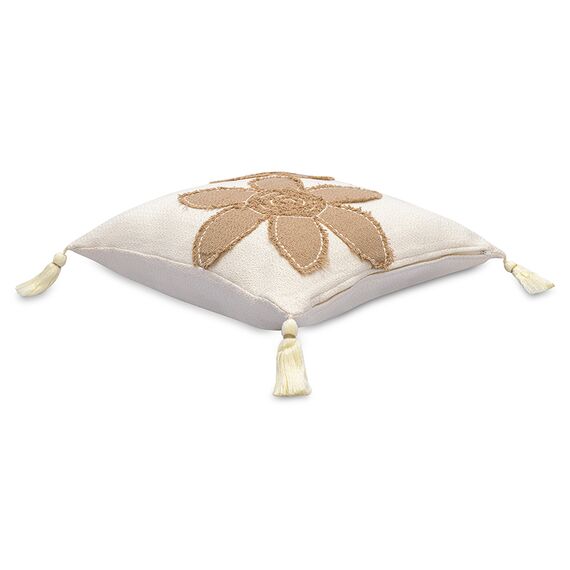 Подушка декоративная с аппликацией Flowers из коллекции Ethnic, 45х45 см, Tkano, изображение 3