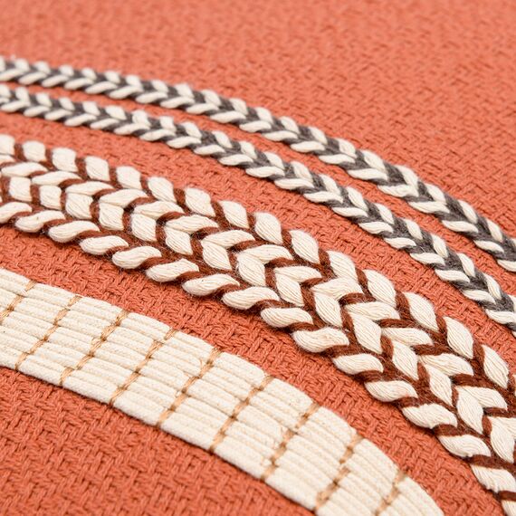 Подушка декоративная с вышивкой Braids из коллекции Ethnic, 30х45 см, Tkano, изображение 6