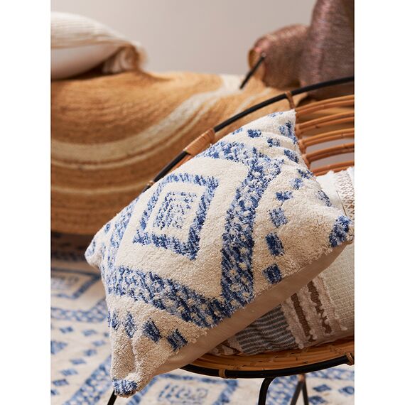 Чехол на подушку из хлопка Nagpur из коллекции Ethnic, 45x45 см, Tkano, изображение 3
