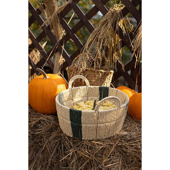Корзина плетеная овальная Bodhran Nature из коллекции Ethnic, размер S, Tkano, изображение 2