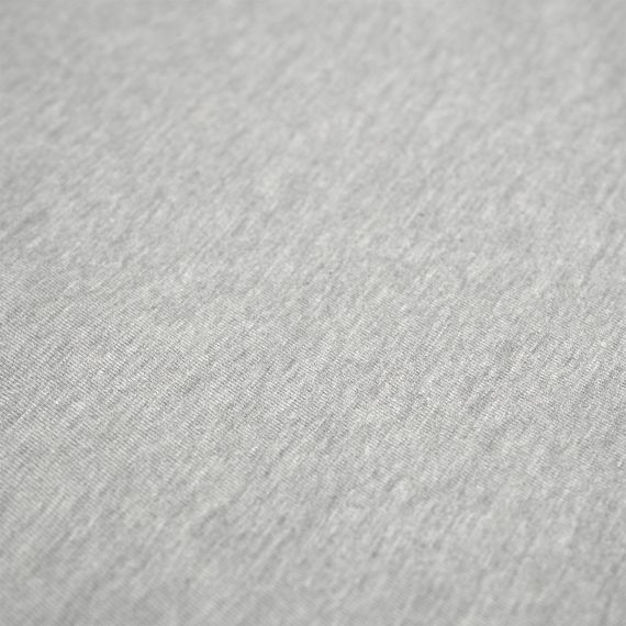 Простыня на резинке из хлопкового трикотажа серого цвета из коллекции Essential, 180х200х30 см, Tkano, изображение 4