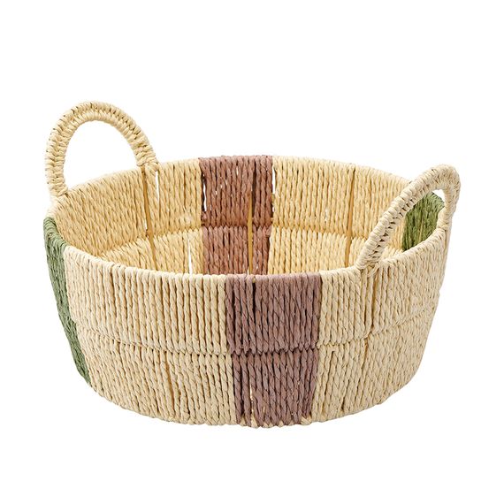 Корзина плетеная круглая Bodhran Nature из коллекции Ethnic, размер S, Tkano, изображение 2