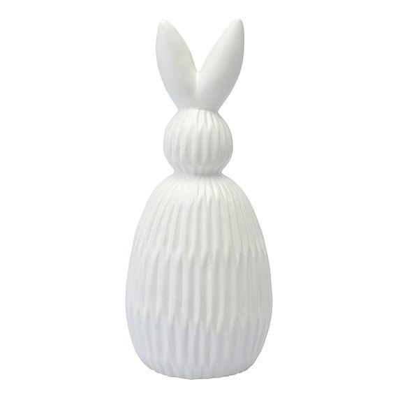 Декор из фарфора белого цвета Trendy Bunny из коллекции Essential, 12,5х12,5x30,5 см, Tkano, изображение 13