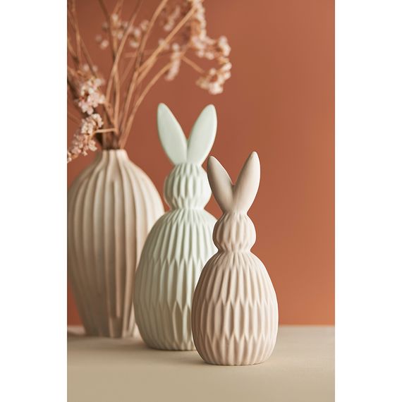 Декор из фарфора белого цвета Trendy Bunny из коллекции Essential, 12,5х12,5x30,5 см, Tkano, изображение 5