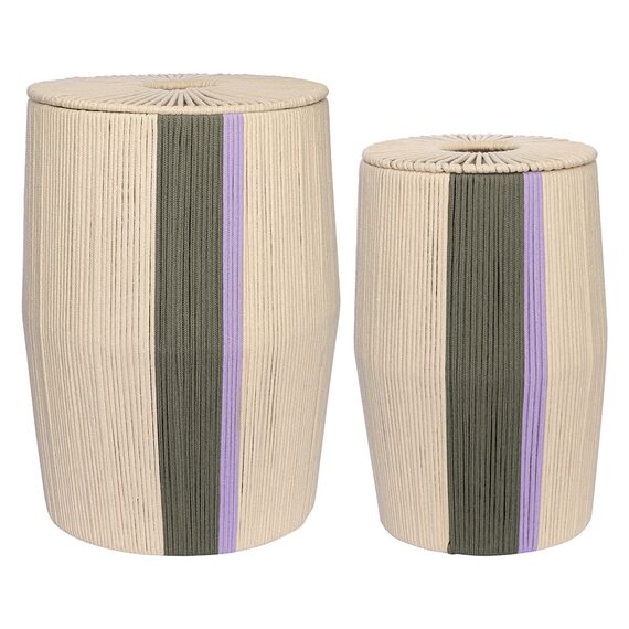 Корзина плетеная Conga Grey из коллекции Ethnic, размер L, Tkano, изображение 10