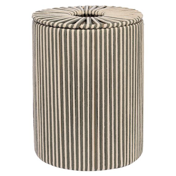 Корзина плетеная Dholak Grey из коллекции Ethnic, размер L, Tkano