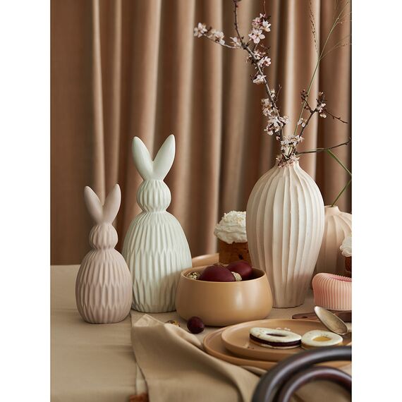 Декор из фарфора бежевого цвета Trendy Bunny из коллекции Essential, 9,2х9,2x22,6 см, Tkano, изображение 13