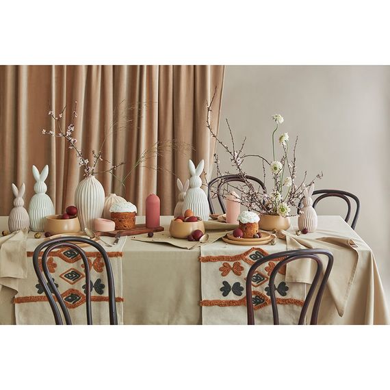 Декор из фарфора белого цвета Trendy Bunny из коллекции Essential, 12,5х12,5x30,5 см, Tkano, изображение 8