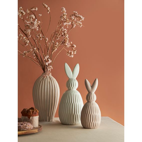 Декор из фарфора белого цвета Trendy Bunny из коллекции Essential, 12,5х12,5x30,5 см, Tkano, изображение 7