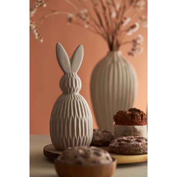 Декор из фарфора бежевого цвета Trendy Bunny из коллекции Essential, 9,2х9,2x22,6 см, Tkano, изображение 8