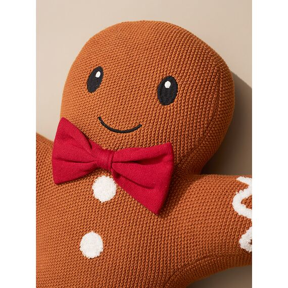 Подушка вязаная Classy gingerbread из коллекции New Year Essential, 40х50 см, Tkano, изображение 3
