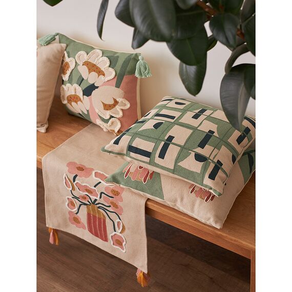 Подушка декоративная Garden flower из коллекции Ethnic, 45х45 см, Tkano, изображение 3