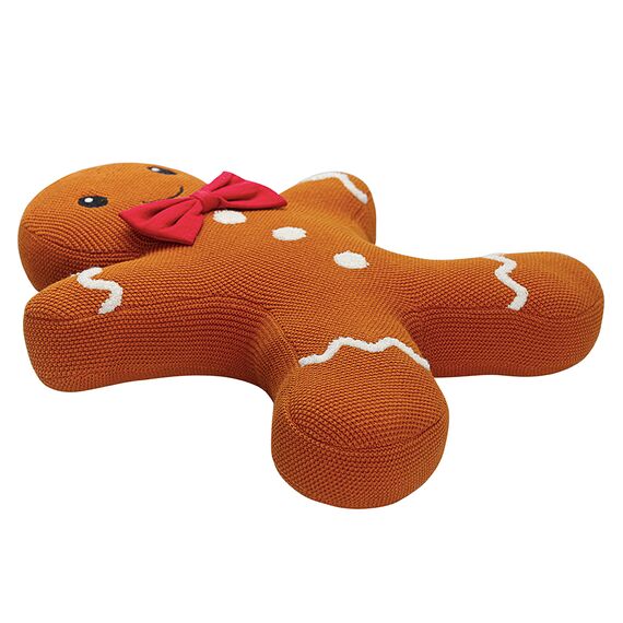 Подушка вязаная Classy gingerbread из коллекции New Year Essential, 40х50 см, Tkano, изображение 5