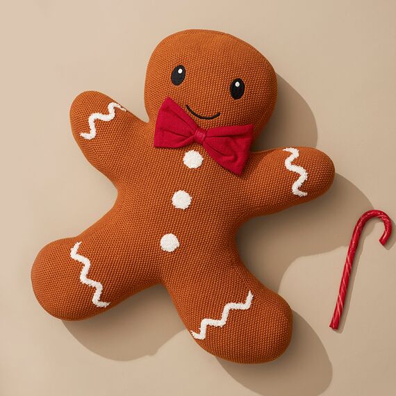 Подушка вязаная Classy gingerbread из коллекции New Year Essential, 40х50 см, Tkano, изображение 2