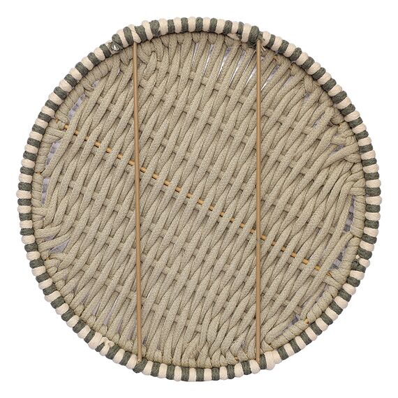 Корзина плетеная Dholak Grey из коллекции Ethnic, размер S, Tkano, изображение 12