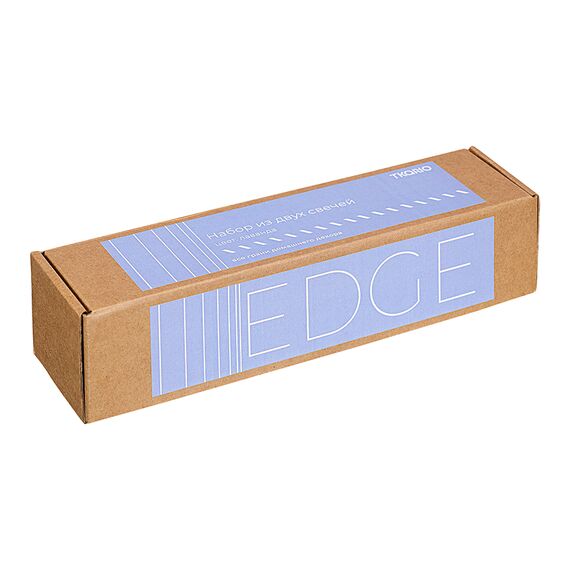 Набор из двух свечей цвета лаванды из коллекции Edge, 24,5 см, Tkano, изображение 3
