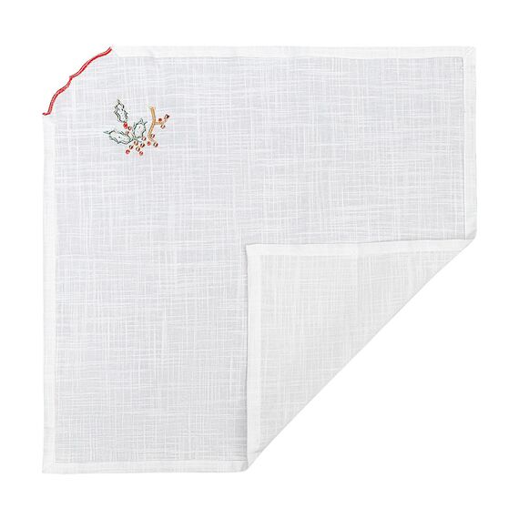 Набор из двух салфеток Festive wreath из коллекции New Year Essential, 45х45 см, Tkano, изображение 4