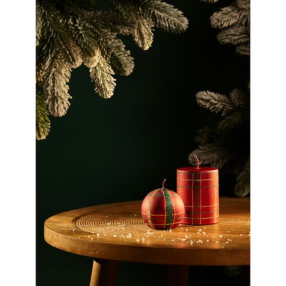Набор декоративных свечей Festive classics из коллекции New Year Essential, 2 шт., Tkano, изображение 4