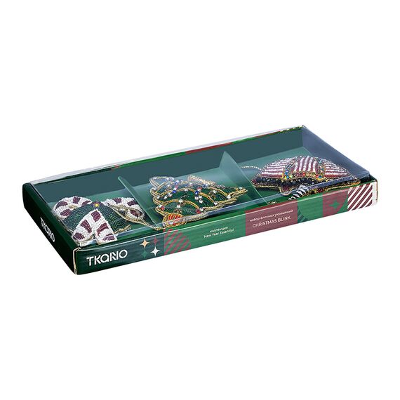 Набор ёлочных украшений Christmas blink из коллекции New Year Essential, 3 шт., Tkano, изображение 10