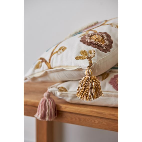 Чехол на подушку декоративный Exotic birds из коллекции Ethnic, 45х45 см, Tkano, изображение 4