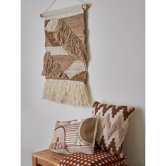 Чехол на подушку декоративный Beige blink из коллекции Ethnic, 45х45 см, Tkano, изображение 2