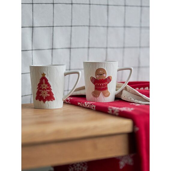 Набор из двух кружек Joyful Christmas из коллекции New Year Essential, 380 мл, Tkano, изображение 3