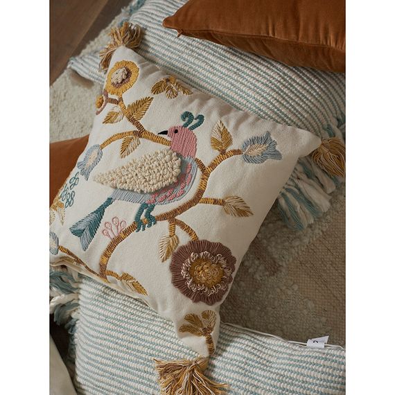 Чехол на подушку декоративный Exotic birds из коллекции Ethnic, 45х45 см, Tkano, изображение 5