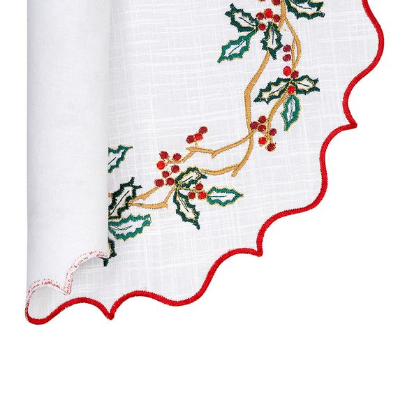 Набор из двух салфеток под приборы Festive wreath из коллекции New Year Essential, ?38 см, Tkano, изображение 5