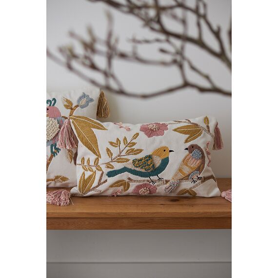 Чехол на подушку декоративный Exotic birds из коллекции Ethnic, 35х60 см, Tkano, изображение 4