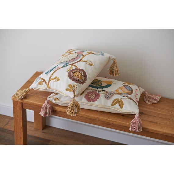 Чехол на подушку декоративный Exotic birds из коллекции Ethnic, 45х45 см, Tkano, изображение 3