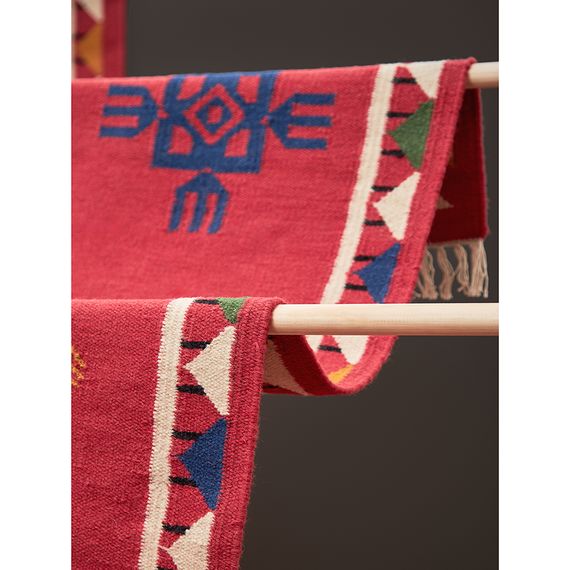 Ковер из шерсти по мотивам чувашских орнаментов из коллекции Cultural Heritage, 120х180 см, Tkano, изображение 5