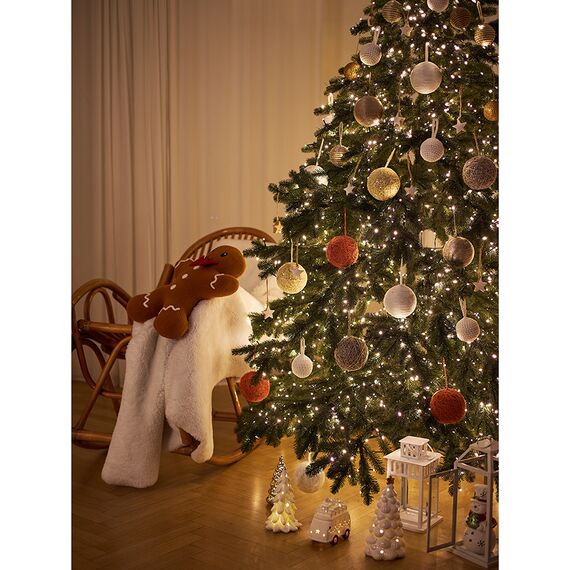 Декор новогодний с подсветкой Classy Snowman из коллекции New Year Essential, 20 см, Tkano, изображение 5