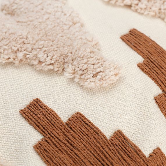 Чехол на подушку декоративный Beige blink из коллекции Ethnic, 45х45 см, Tkano, изображение 7