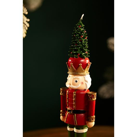 Свеча декоративная Nutcracker из коллекции New Year Essential, 25,5 см, Tkano, изображение 5