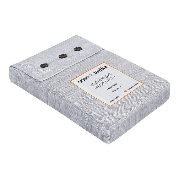 Простыня из сатина из коллекции Meditation, caramel, 240х270 см, Tkano, изображение 10
