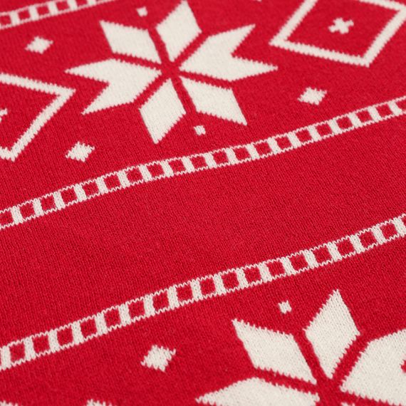 Плед из хлопка с новогодним рисунком Frostwork из коллекции New Year Essential, 130x180 см, Tkano, изображение 4