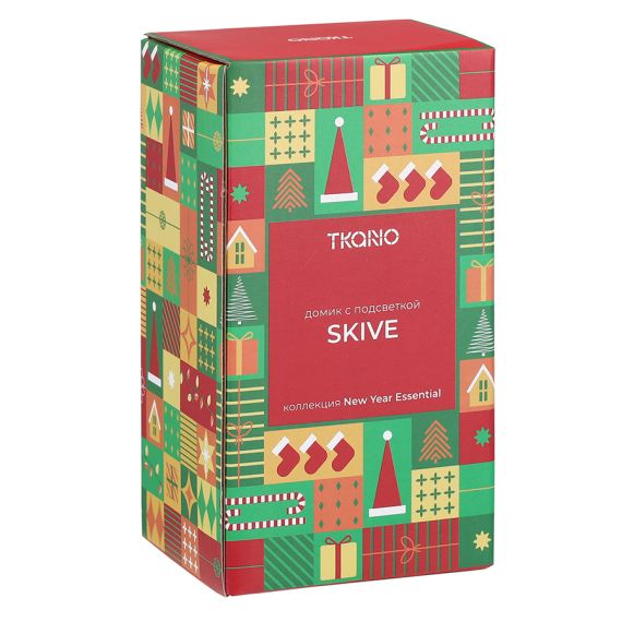 Домик с подсветкой Torring из коллекции New Year Essential, 16 см, Tkano, изображение 5