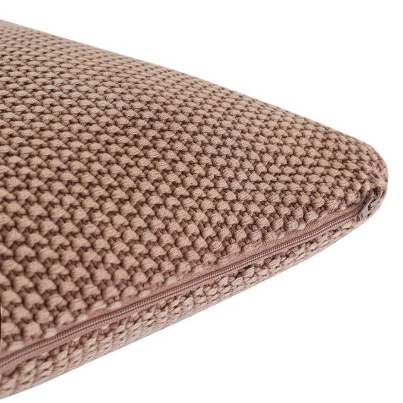 Подушка декоративная из стираного хлопка цвета мокко из коллекции Essential, 45х45 см, Tkano, изображение 4