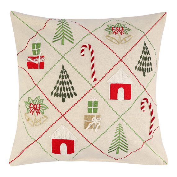 Чехол на подушку Christmas dreams из коллекции New Year Essential, 45х45 см, Tkano