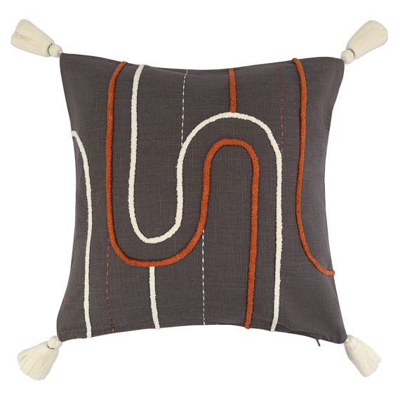 Чехол на подушку Linear path из коллекции Ethnic, 45х45 см, Tkano