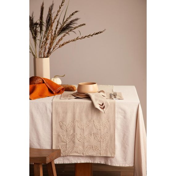 Дорожка на стол Desert leaf из коллекции Essential, 45х150 см, Tkano, изображение 2