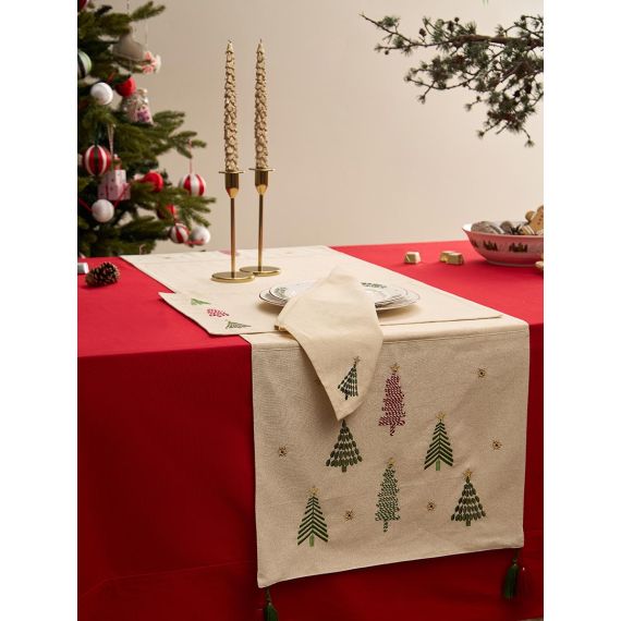 Салфетка сервировочная Frozen pines из коллекции New Year Essential, 45х45 см, Tkano, изображение 2