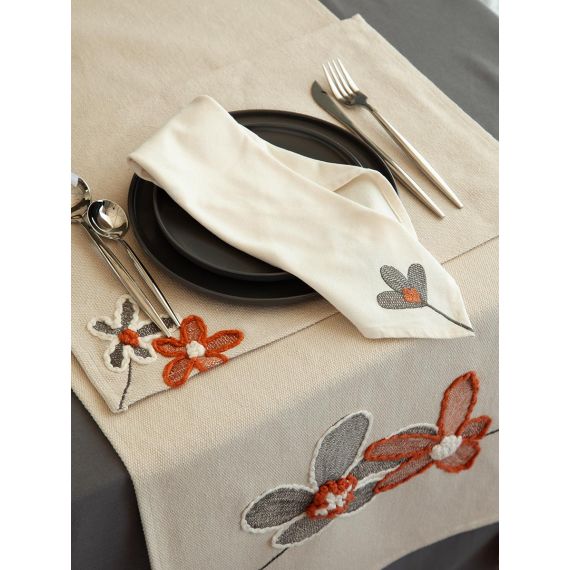 Салфетка под приборы Stone flowers из коллекции Ethnic, 33х48 см, Tkano, изображение 5
