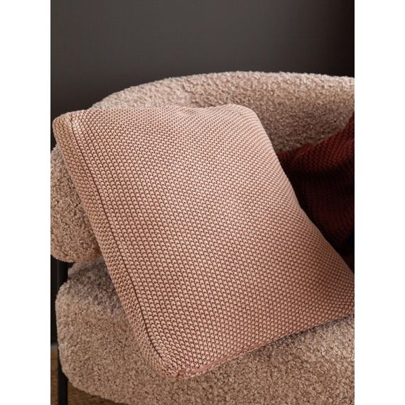 Подушка декоративная из стираного хлопка цвета мокко из коллекции Essential, 45х45 см, Tkano, изображение 2