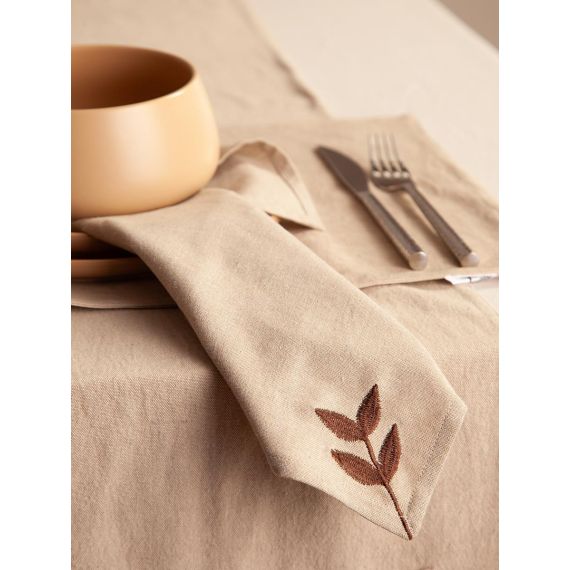 Салфетка сервировочная Desert leaf из коллекции Essential, 45х45 см, Tkano, изображение 3