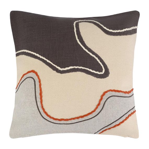 Чехол на подушку Flowing stone из коллекции Ethnic, 45х45 см, Tkano